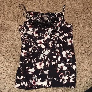 Black floral blouse Xs
